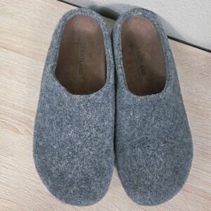 Eastland Rihanna Wool Felt Clog Slippers Gray Women's 8M EU 38.5